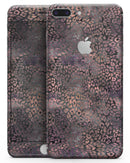 Black and Purple Watercolor Leopard Pattern - Skin-kit for the iPhone 8 or 8 Plus