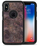 Black and Purple Watercolor Leopard Pattern - iPhone X OtterBox Case & Skin Kits