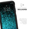 Black and Turquoise Unfocused Sparkle Print - Skin Kit for the iPhone OtterBox Cases