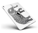 Black and White Aztec Ethnic Elephant - iPad Pro 97 - View 1.jpg