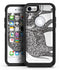 Black and White Aztec Ethnic Elephant - iPhone 7 or 8 OtterBox Case & Skin Kits