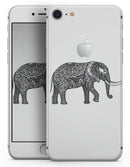 Black and White Aztec Ethnic Elephant - Skin-kit for the iPhone 8 or 8 Plus