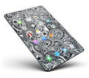 Black and White Aztec Paisley - iPad Pro 97 - View 4.jpg