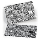 Black and White Aztec Paisley - Premium Protective Decal Skin-Kit for the Apple Credit Card