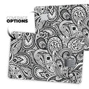 Black and White Aztec Paisley - Premium Protective Decal Skin-Kit for the Apple Credit Card