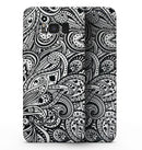 Black and White Aztec Paisley - Samsung Galaxy S8 Full-Body Skin Kit