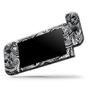 Black and White Aztec Paisley // Skin Decal Wrap Kit for Nintendo Switch Console & Dock, Joy-Cons, Pro Controller, Lite, 3DS XL, 2DS XL, DSi, or Wii - Vinyl Skin Wrap for Nintendo Switch 2, OLED, Lite, Pro Controller, Wii & Classic Handhelds
