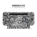 Black and White Aztec Paisley // Skin Decal Wrap Kit for Nintendo Switch Console & Dock, Joy-Cons, Pro Controller, Lite, 3DS XL, 2DS XL, DSi, or Wii - Vinyl Skin Wrap for Nintendo Switch 2, OLED, Lite, Pro Controller, Wii & Classic Handhelds