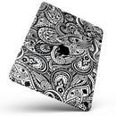 Black and White Aztec Paisley - Full Body Skin Decal for the Apple iPad Pro 12.9", 11", 10.5", 9.7", Air or Mini (All Models Available)
