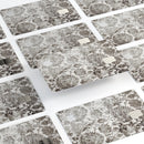 Black and White Cauliflower Damask Pattern - Premium Protective Decal Skin-Kit for the Apple Credit Card