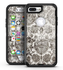 Black and White Cauliflower Damask Pattern - iPhone 7 Plus/8 Plus OtterBox Case & Skin Kits