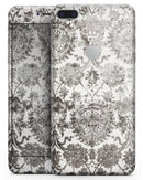 Black and White Cauliflower Damask Pattern - Skin-kit for the iPhone 8 or 8 Plus