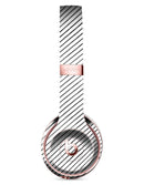 Black and White Diagonal Stripes Full-Body Skin Kit for the Beats by Dre Solo 3 Wireless Headphones