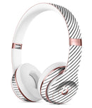 Black and White Diagonal Stripes Full-Body Skin Kit for the Beats by Dre Solo 3 Wireless Headphones