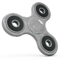 Black and White Diagonal Stripes Full-Body Fidget Spinner Skin-Kit