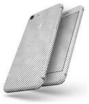 Black and White Diagonal Stripes - Skin-kit for the iPhone 8 or 8 Plus