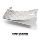 Black and White Floral Chess Pattern - Premium Protective Decal Skin-Kit for the Apple Credit Card