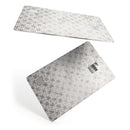 Black and White Floral Chess Pattern - Premium Protective Decal Skin-Kit for the Apple Credit Card