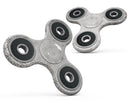 Black and White Floral Chess Pattern Full-Body Fidget Spinner Skin-Kit