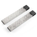 Black and White Floral Chess Pattern - Premium Decal Protective Skin-Wrap Sticker compatible with the Juul Labs vaping device
