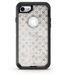 Black and White Floral Chess Pattern - iPhone 7 or 8 OtterBox Case & Skin Kits