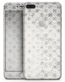 Black and White Floral Chess Pattern - Skin-kit for the iPhone 8 or 8 Plus