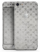 Black and White Floral Chess Pattern - Skin-kit for the iPhone 8 or 8 Plus