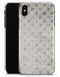 Black and White Floral Chess Pattern - iPhone X Clipit Case