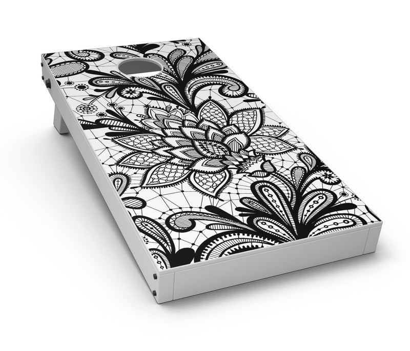 Black_and_White_Geometric_Floral_-_Cornhole_Board_Mockup_V7.jpg