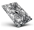 Black and White Geometric Floral - iPad Pro 97 - View 1.jpg