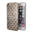 Black and White Grunge Bubble Morrocan Pattern iPhone 6/6s or 6/6s Plus 2-Piece Hybrid INK-Fuzed Case