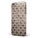Black and White Grunge Bubble Morrocan Pattern iPhone 6/6s or 6/6s Plus 2-Piece Hybrid INK-Fuzed Case