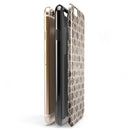 Black and White Grunge Bubble Morrocan Pattern iPhone 6/6s or 6/6s Plus 2-Piece Hybrid INK-Fuzed Case