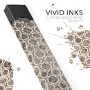 Black and White Grunge Bubble Morrocan Pattern - Premium Decal Protective Skin-Wrap Sticker compatible with the Juul Labs vaping device