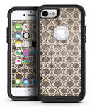 Black and White Grunge Bubble Morrocan Pattern - iPhone 7 or 8 OtterBox Case & Skin Kits