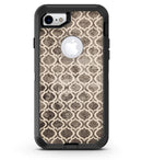 Black and White Grunge Bubble Morrocan Pattern - iPhone 7 or 8 OtterBox Case & Skin Kits