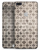 Black and White Grunge Bubble Morrocan Pattern - Skin-kit for the iPhone 8 or 8 Plus