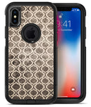 Black and White Grunge Bubble Morrocan Pattern - iPhone X OtterBox Case & Skin Kits