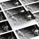 Black and White Grungy Marble Surface - Premium Protective Decal Skin-Kit for the Apple Credit Card