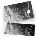 Black and White Grungy Marble Surface - Premium Protective Decal Skin-Kit for the Apple Credit Card
