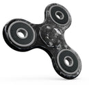 Black and White Grungy Marble Surface Full-Body Fidget Spinner Skin-Kit