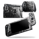 Black and White Grungy Marble Surface - Skin Wrap Decal for Nintendo Switch Lite Console & Dock - 3DS XL - 2DS - Pro - DSi - Wii - Joy-Con Gaming Controller