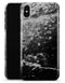 Black and White Grungy Marble Surface - iPhone X Clipit Case