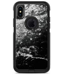 Black and White Grungy Marble Surface - iPhone X OtterBox Case & Skin Kits