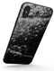 Black and White Grungy Marble Surface - iPhone X Skin-Kit