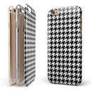 Black_and_White_Houndstooth_Pattern_-_iPhone_6s_-_Gold_-_Clear_Rubber_-_Hybrid_Case_-_Shopify_-_V10.jpg