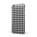 Black_and_White_Houndstooth_Pattern_-_iPhone_6s_-_Gold_-_Clear_Rubber_-_Hybrid_Case_-_Shopify_-_V1.jpg