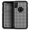 Black and White Houndstooth Pattern - Skin Kit for the iPhone OtterBox Cases