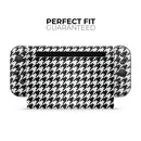 Black and White Houndstooth Pattern // Skin Decal Wrap Kit for Nintendo Switch Console & Dock, Joy-Cons, Pro Controller, Lite, 3DS XL, 2DS XL, DSi, or Wii - Vinyl Skin Wrap for Nintendo Switch 2, OLED, Lite, Pro Controller, Wii & Classic Handhelds