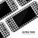 Black and White Houndstooth Pattern // Skin Decal Wrap Kit for Nintendo Switch Console & Dock, Joy-Cons, Pro Controller, Lite, 3DS XL, 2DS XL, DSi, or Wii - Vinyl Skin Wrap for Nintendo Switch 2, OLED, Lite, Pro Controller, Wii & Classic Handhelds